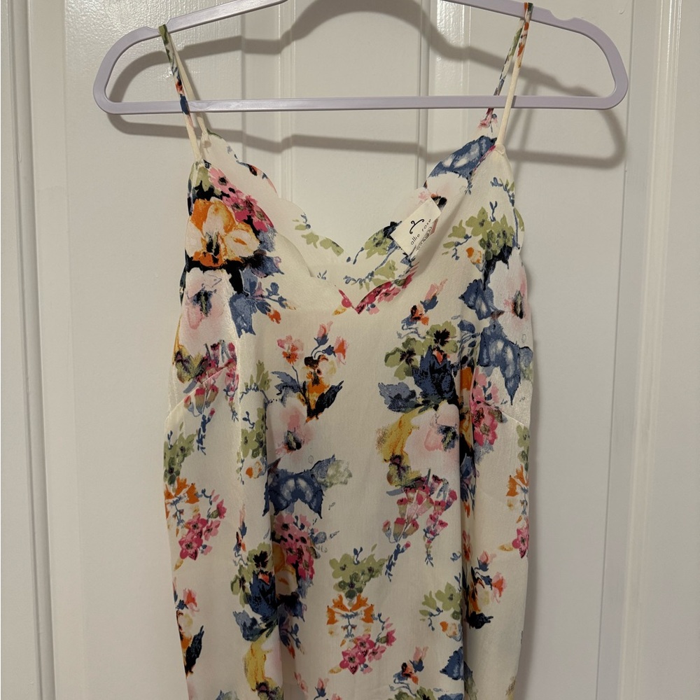 Floral Spaghetti Strap Top